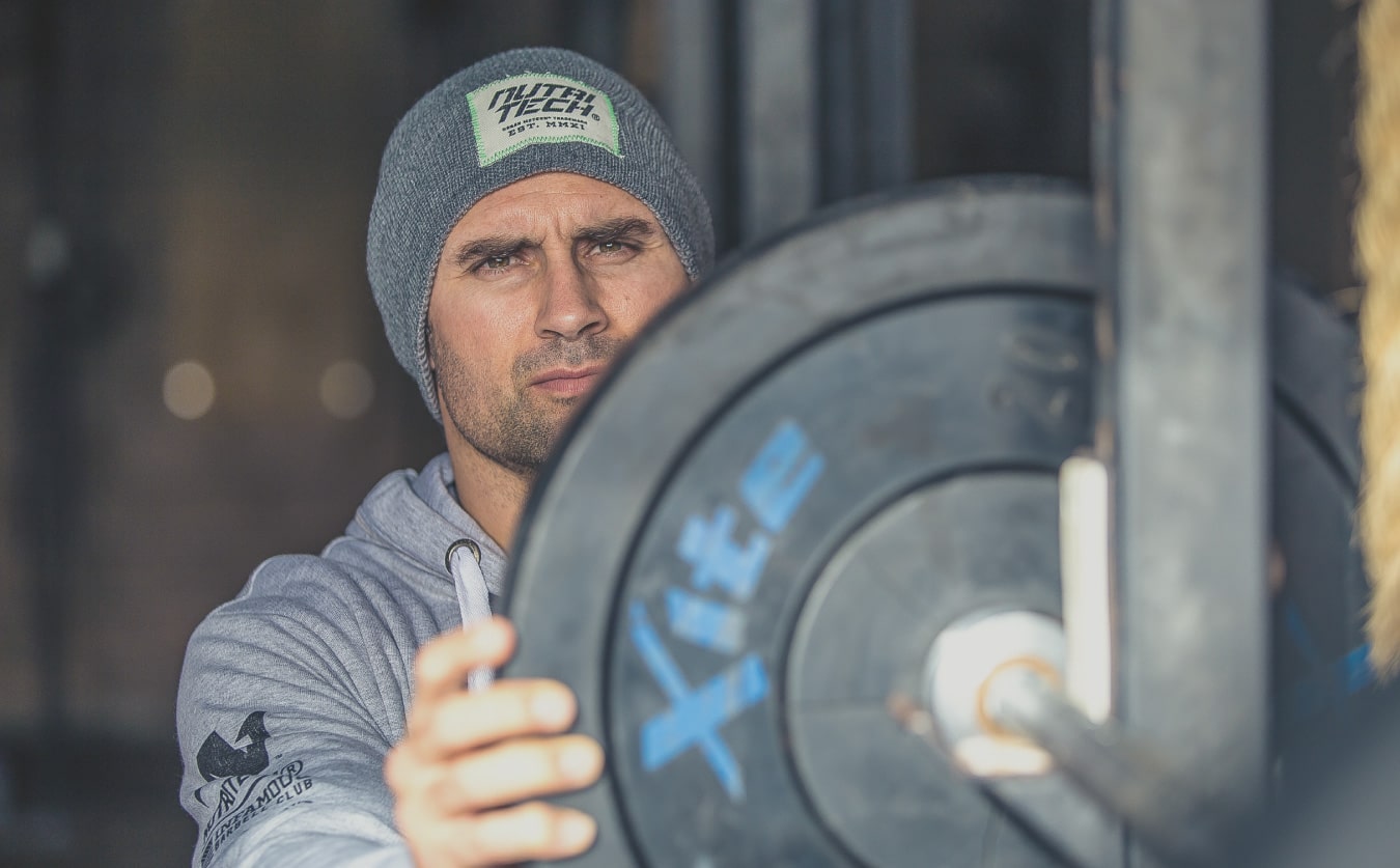 Grey Knitted Beanie - Hero Image