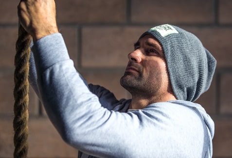 Grey Knitted Beanie - Feature 3