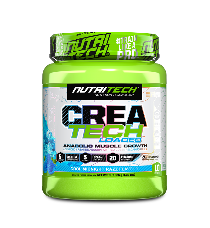 CREATECH Loaded - Creatine Transporting System - 625g - Cool Midnight Razz Flavour