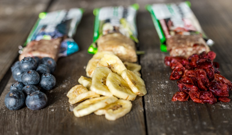ENDURADE RAW BARS - Blueberry, Cranberry and Banana