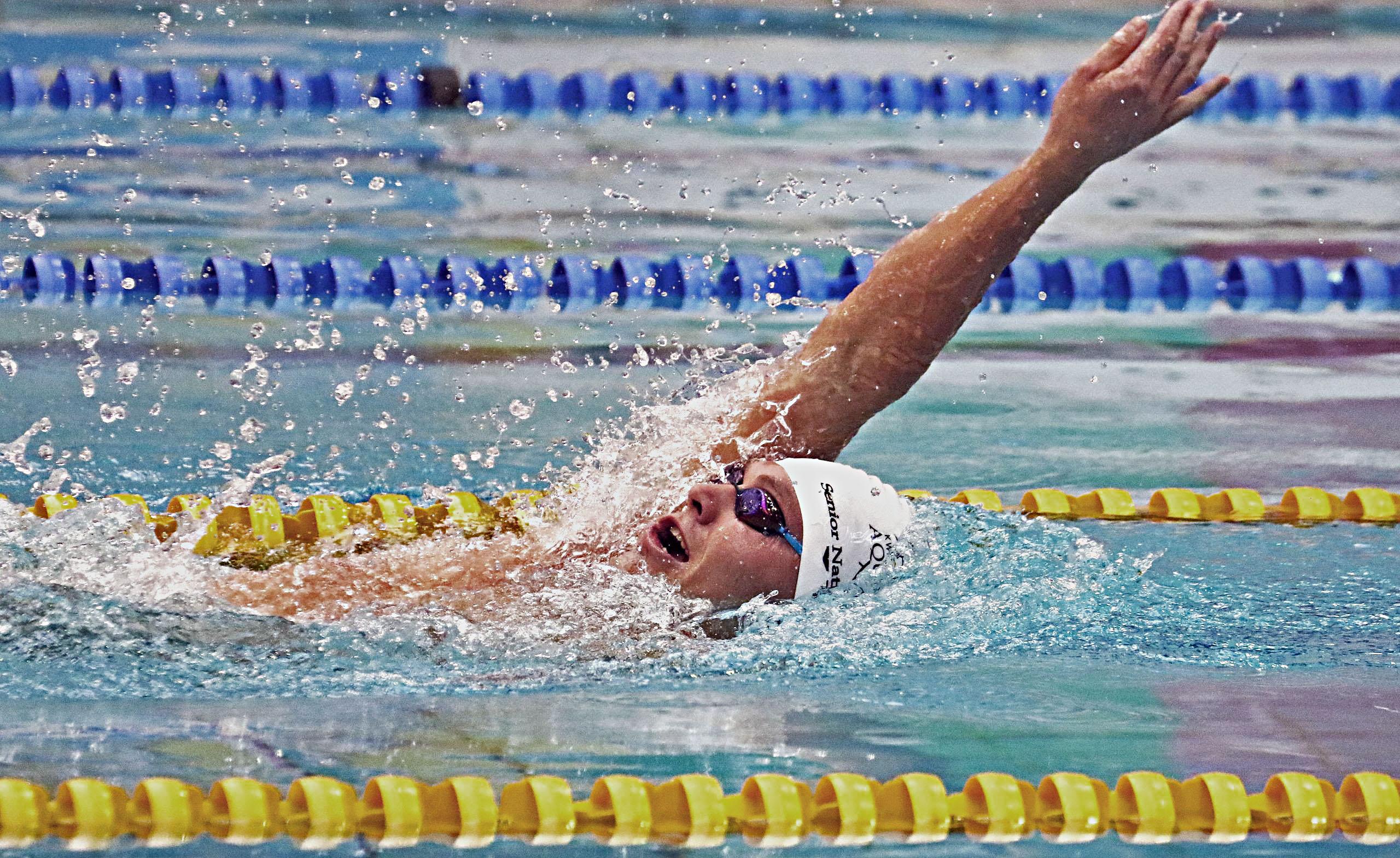 DURBAN, SOUTH AFRICA - APRIL 10: Kevin Paul during the heats session 200m IM Disable on day 1 of the SA National Aquatic Championships and Olympic Trials on April 10 , 2016 at the Kings Park Aquatic Center pool in Durban, South Africa. Photo Credit / Anesh Debiky/Swim SA